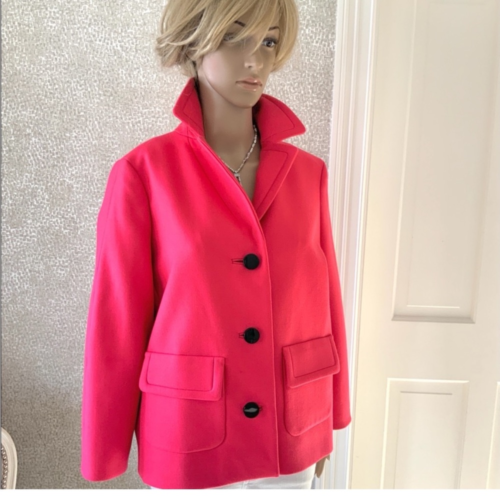 Kate Spade short pink button up jacket